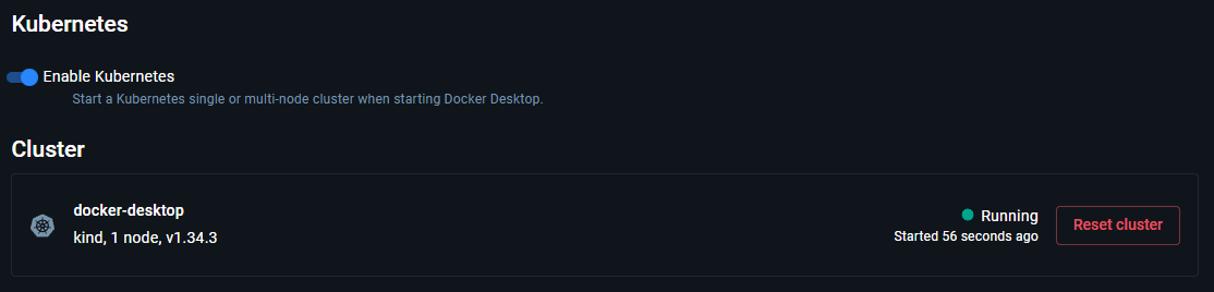 k8s cluster status